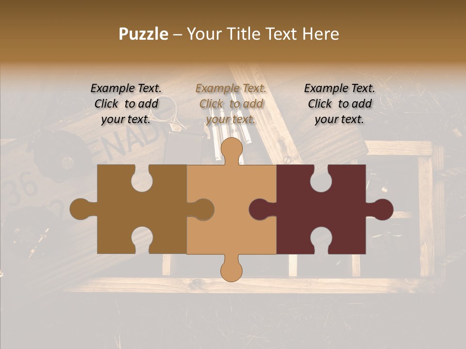 Box Death Wooden PowerPoint Template