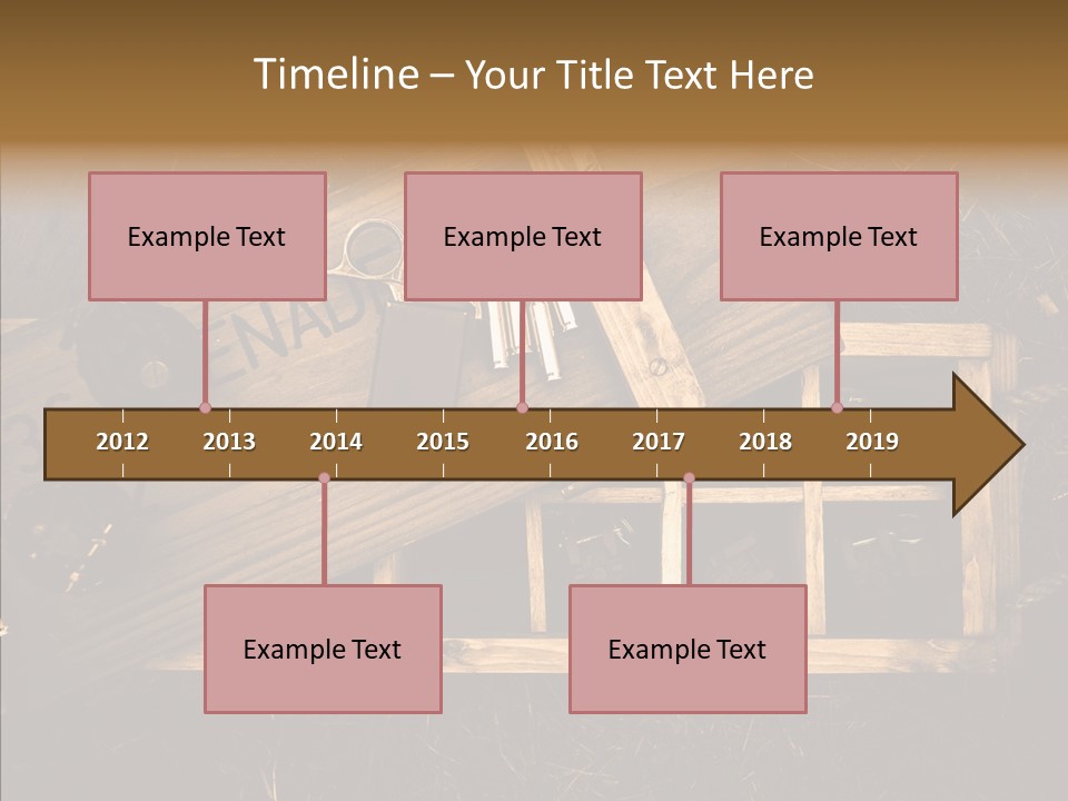 Box Death Wooden PowerPoint Template