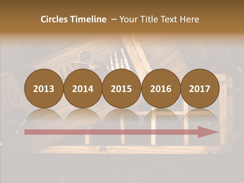 Box Death Wooden PowerPoint Template