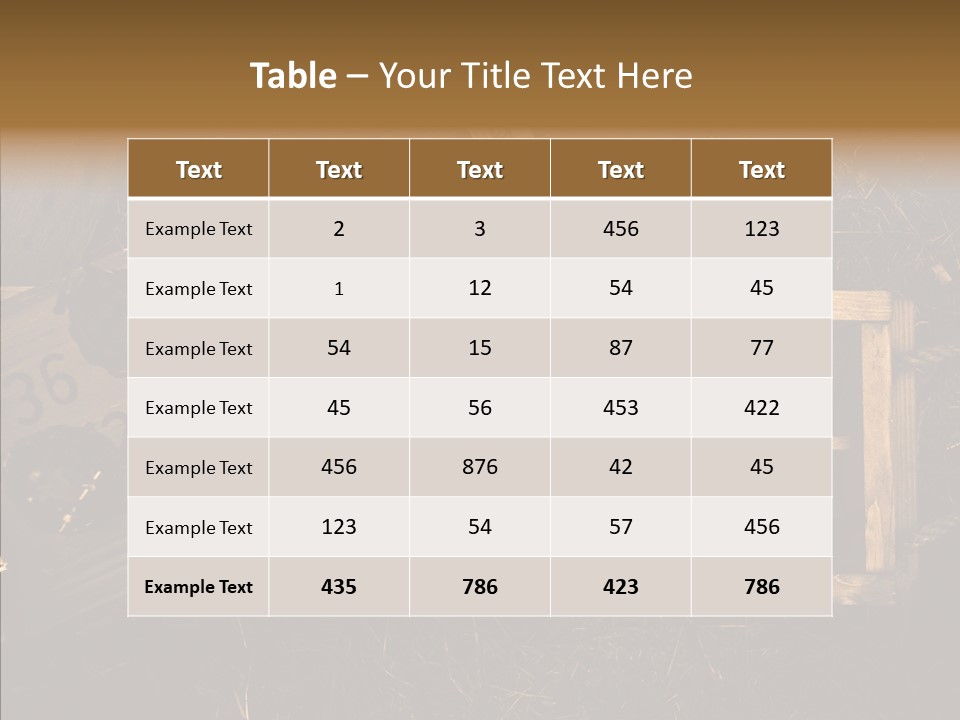 Box Death Wooden PowerPoint Template