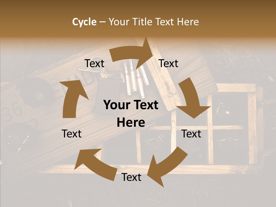 Box Death Wooden PowerPoint Template