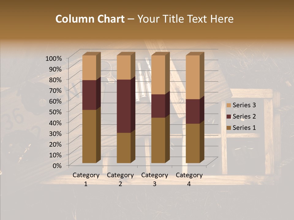 Box Death Wooden PowerPoint Template
