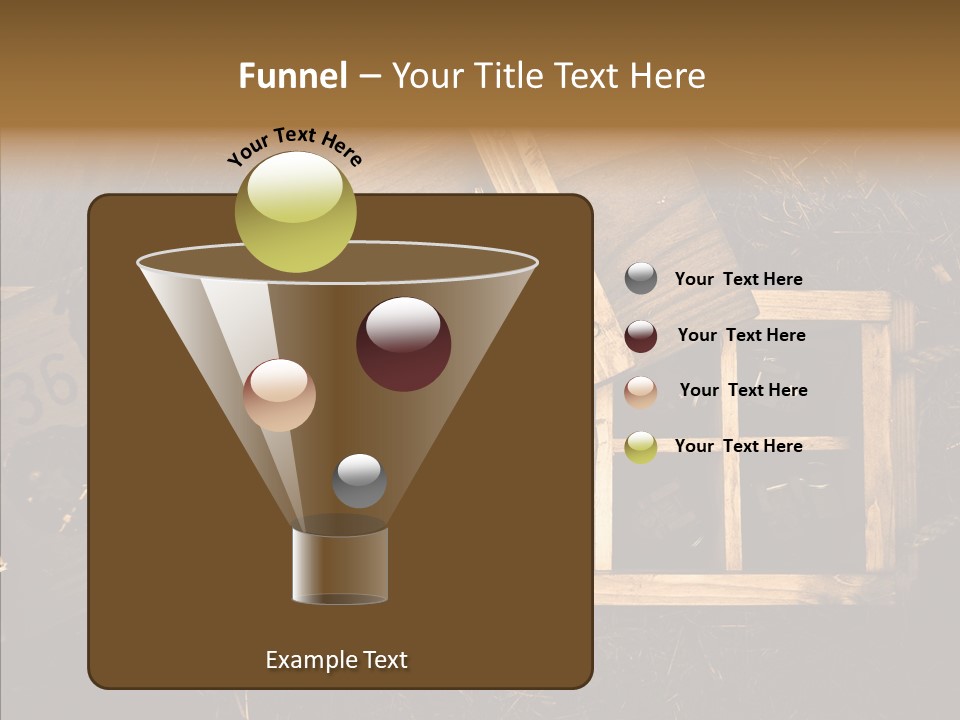 Box Death Wooden PowerPoint Template