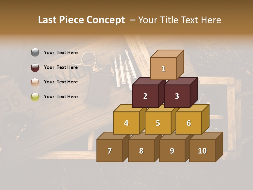 Box Death Wooden PowerPoint Template