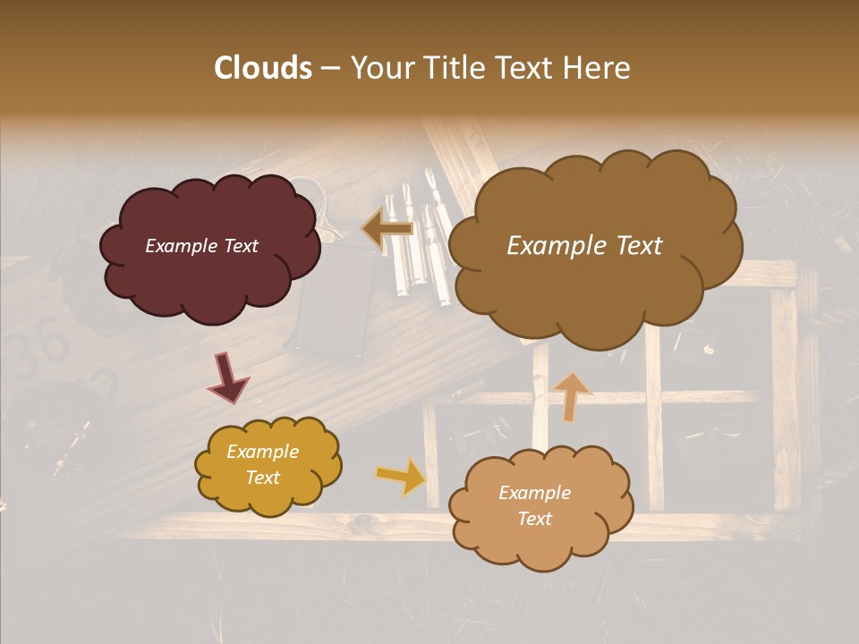 Box Death Wooden PowerPoint Template
