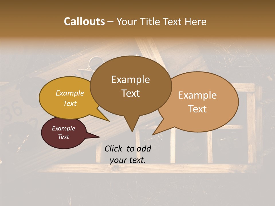 Box Death Wooden PowerPoint Template