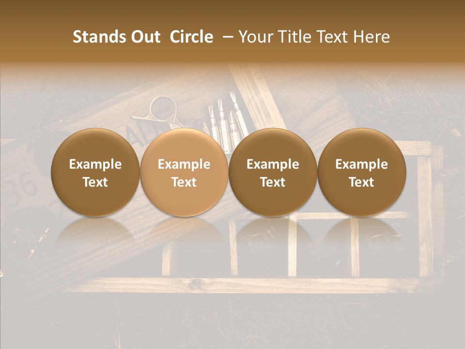 Box Death Wooden PowerPoint Template