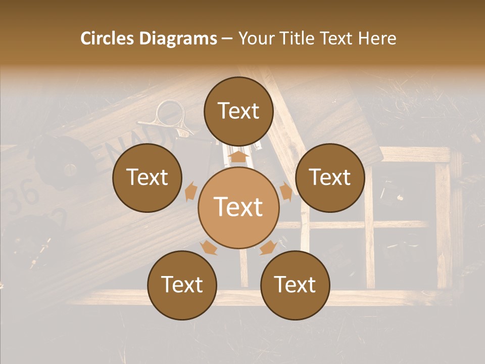 Box Death Wooden PowerPoint Template