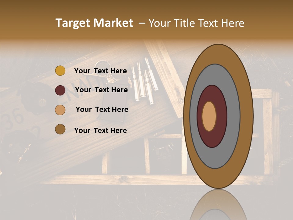 Box Death Wooden PowerPoint Template