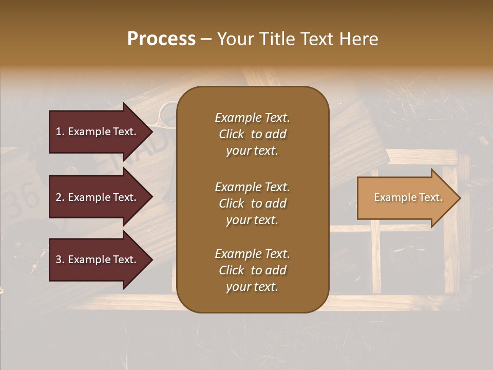 Box Death Wooden PowerPoint Template