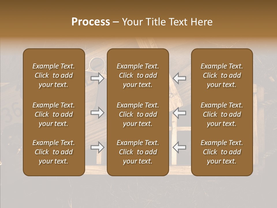 Box Death Wooden PowerPoint Template