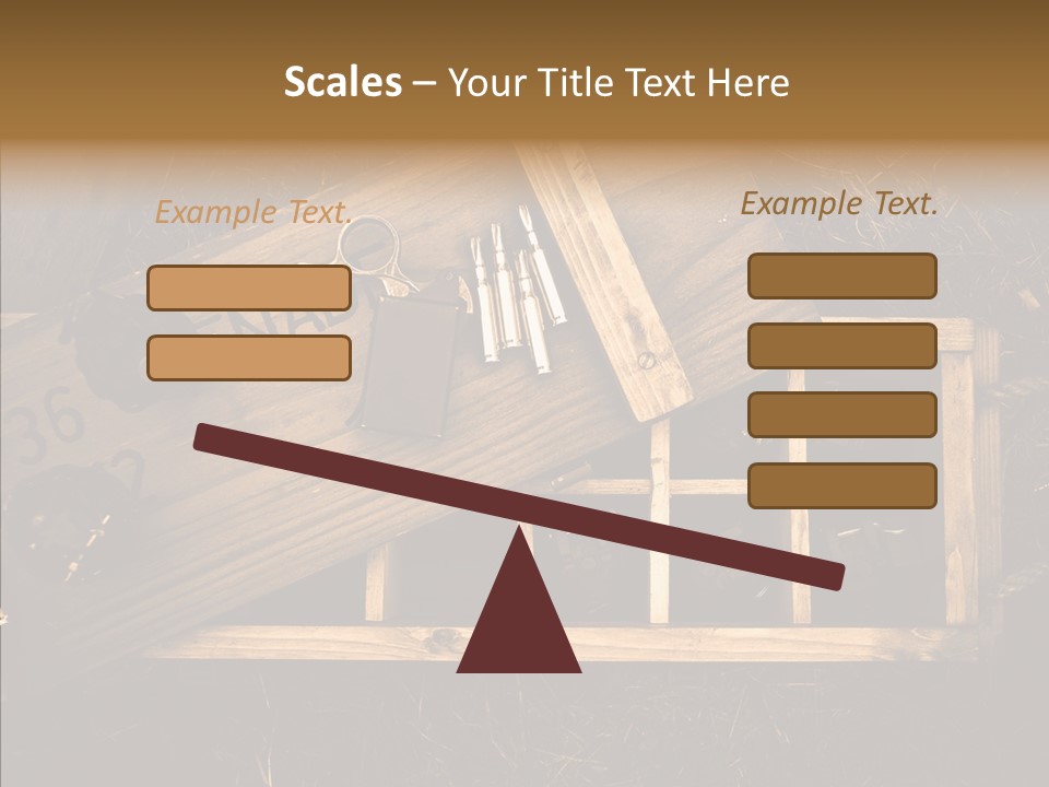 Box Death Wooden PowerPoint Template