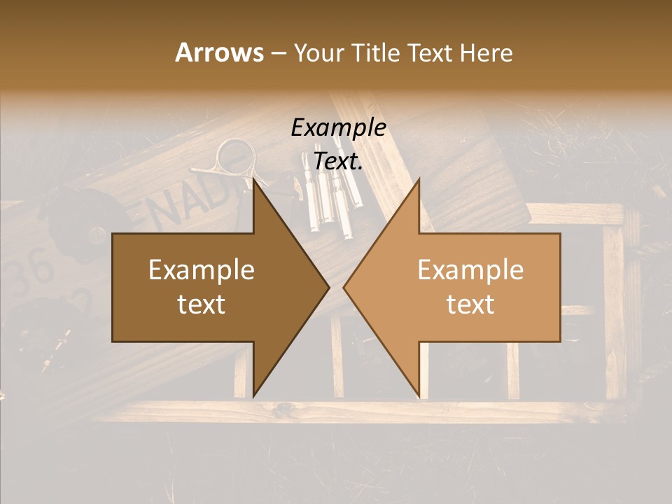 Box Death Wooden PowerPoint Template