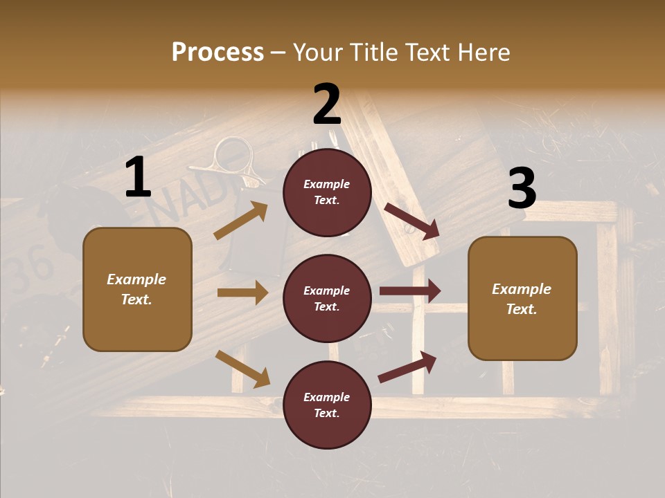 Box Death Wooden PowerPoint Template