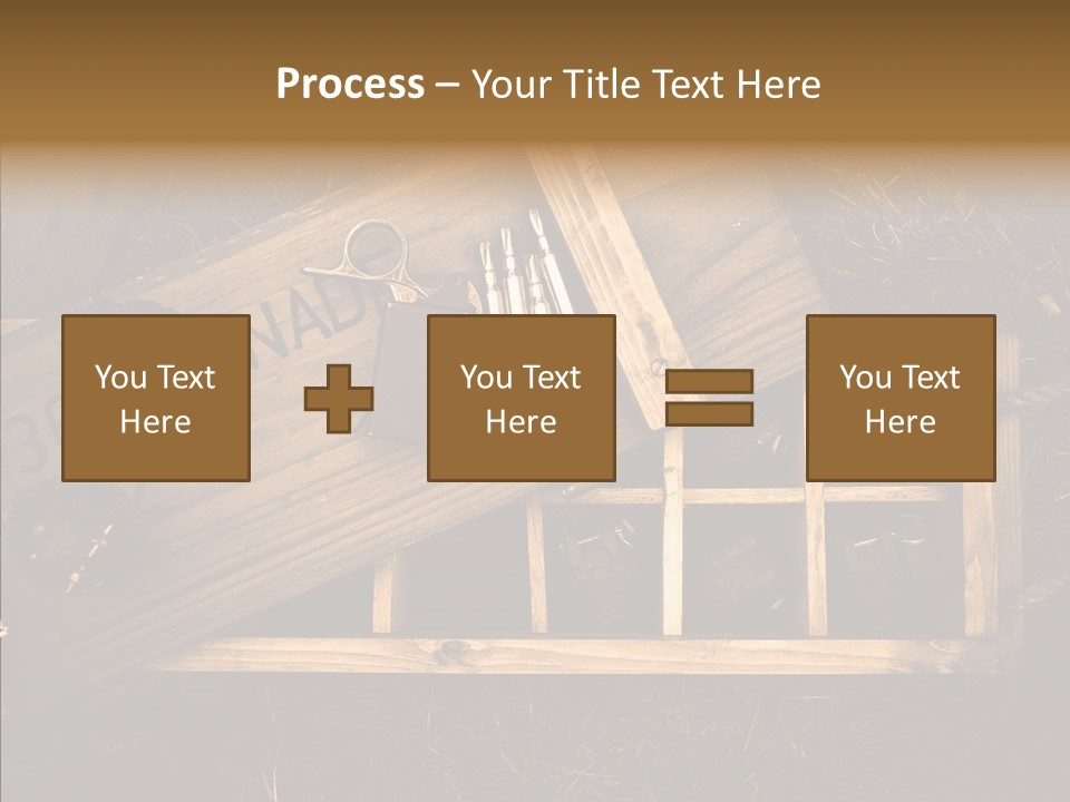 Box Death Wooden PowerPoint Template
