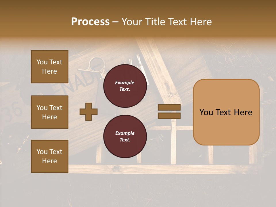 Box Death Wooden PowerPoint Template