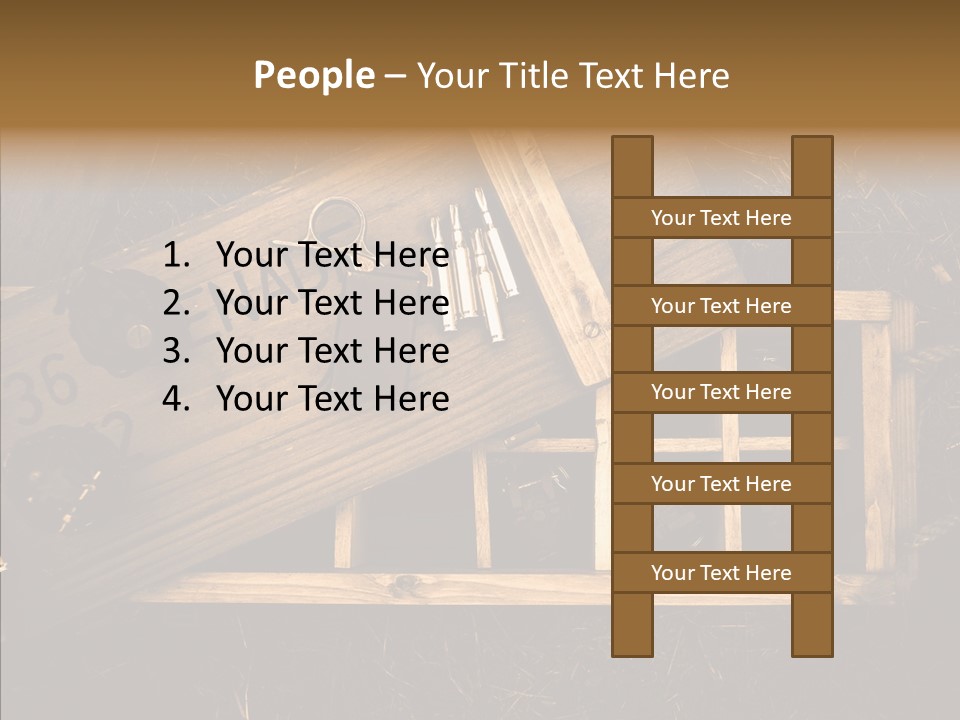 Box Death Wooden PowerPoint Template