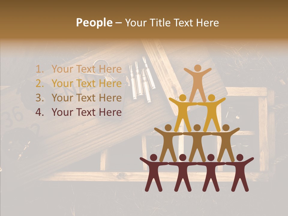 Box Death Wooden PowerPoint Template