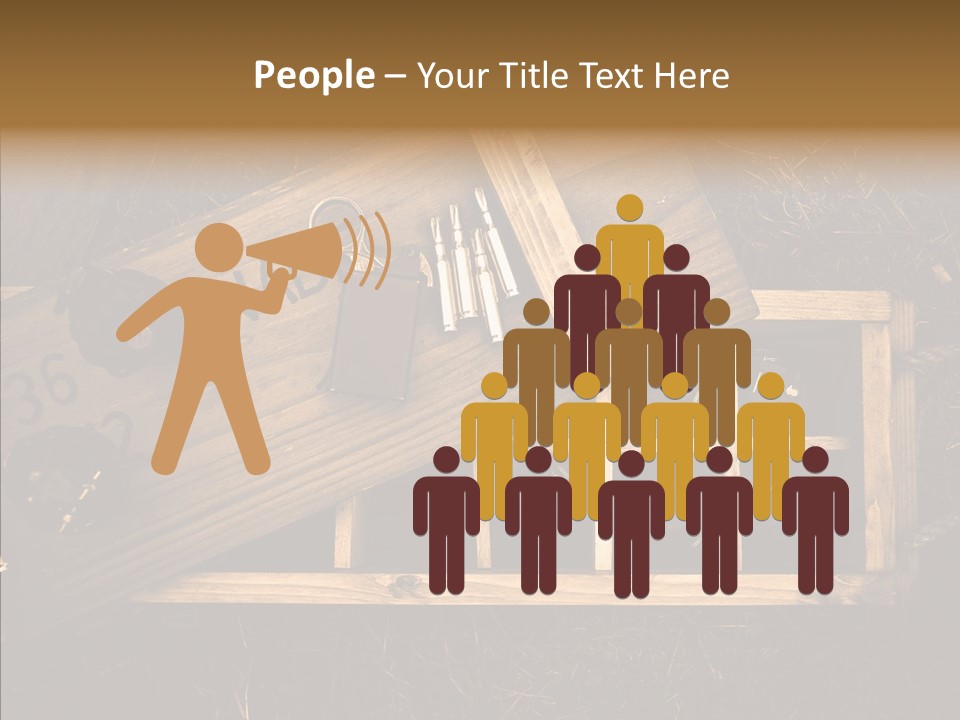 Box Death Wooden PowerPoint Template