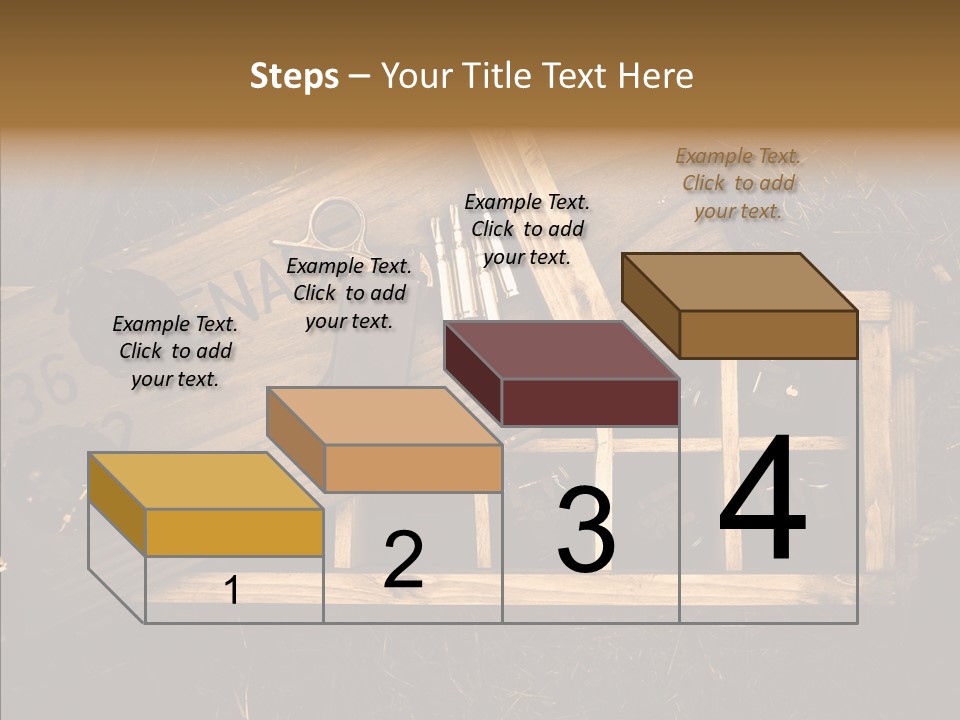 Box Death Wooden PowerPoint Template