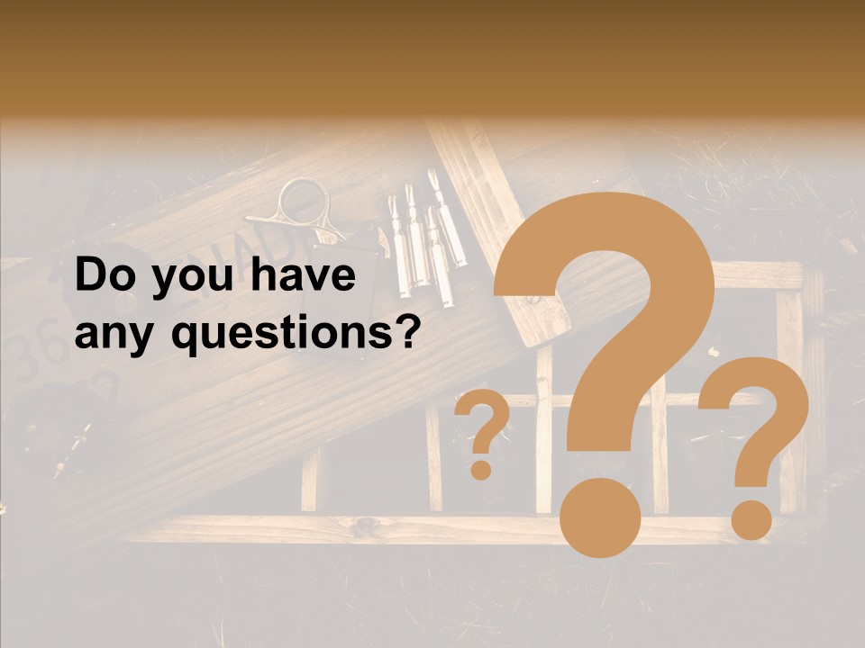 Box Death Wooden PowerPoint Template