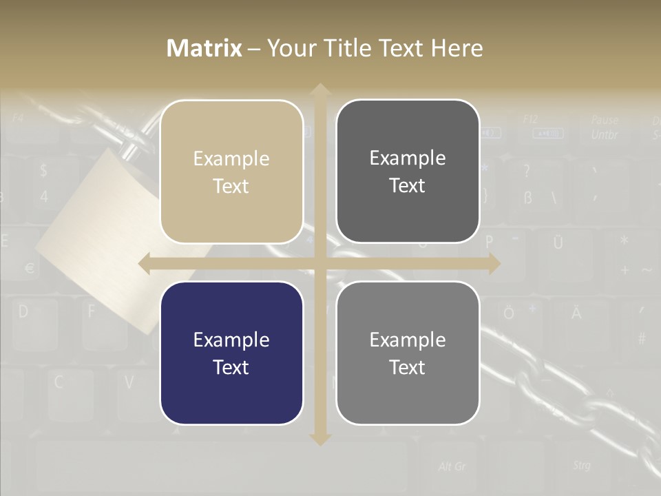 Accessibility Chain Notebook PowerPoint Template