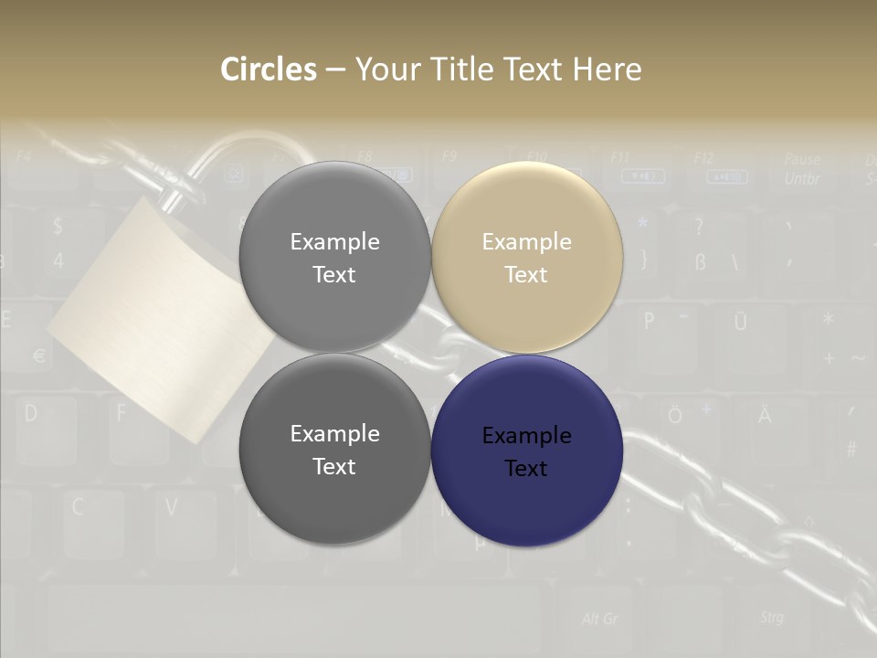Accessibility Chain Notebook PowerPoint Template