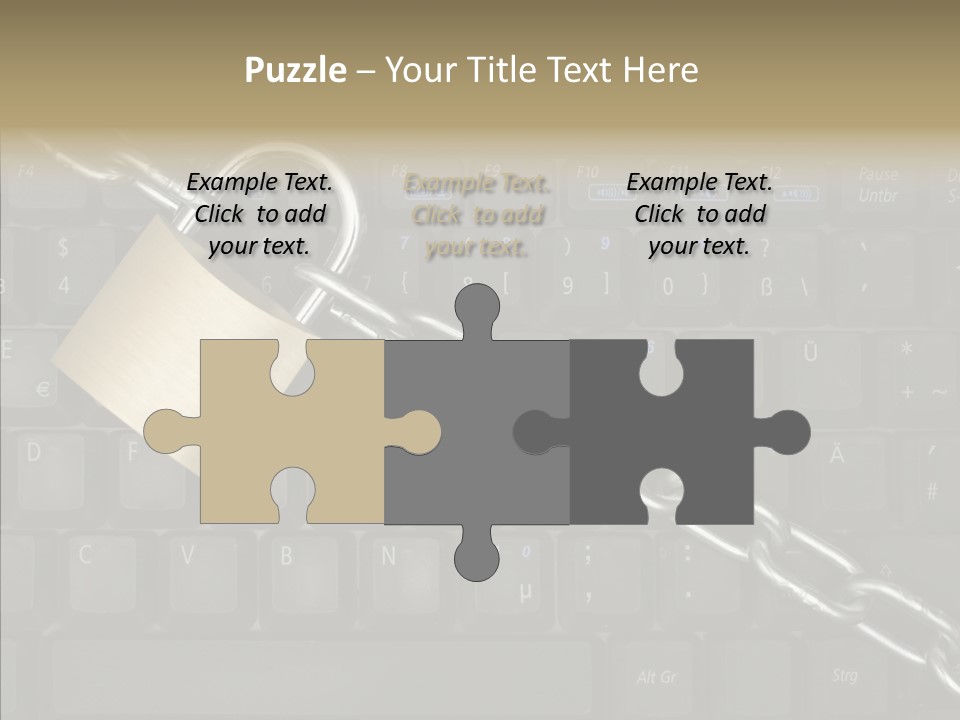 Accessibility Chain Notebook PowerPoint Template