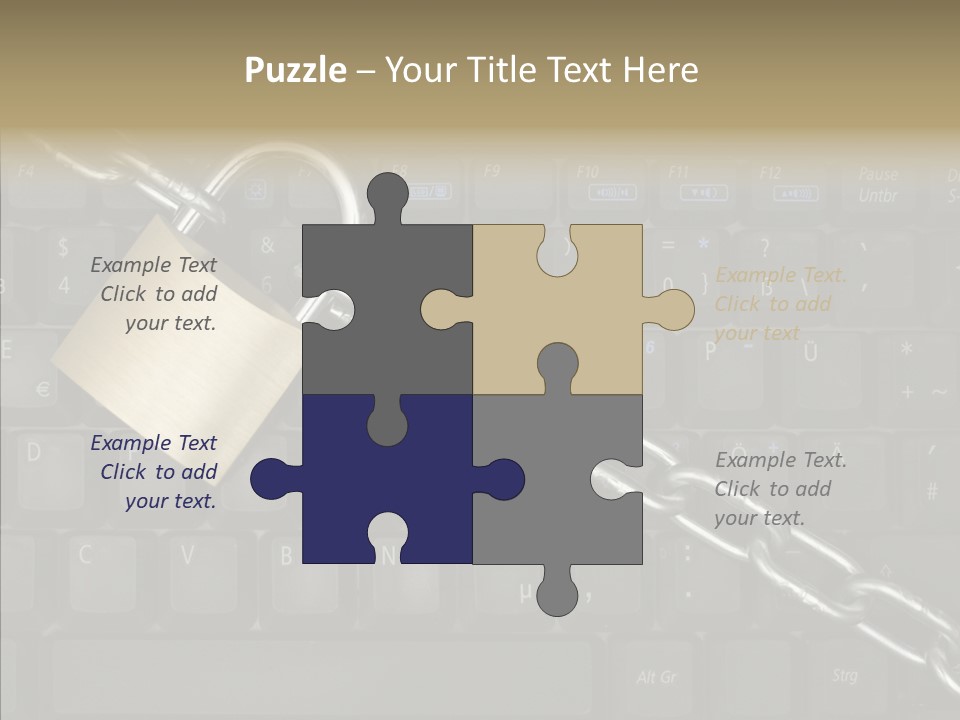Accessibility Chain Notebook PowerPoint Template