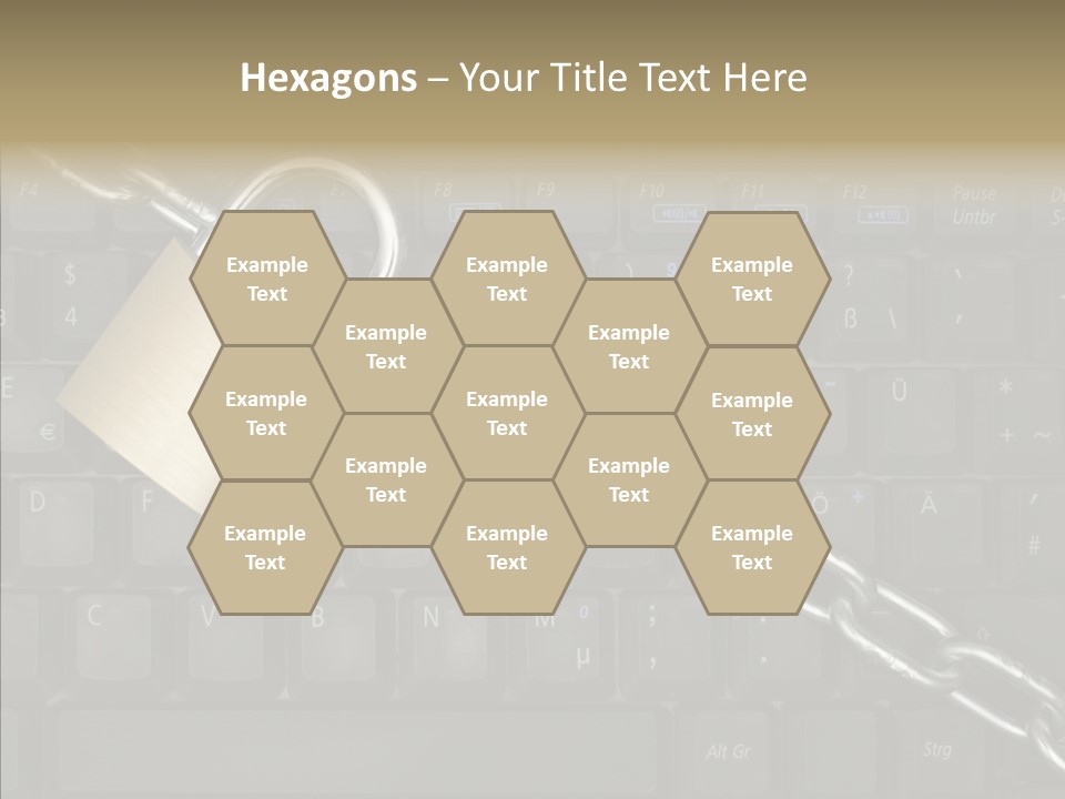 Accessibility Chain Notebook PowerPoint Template