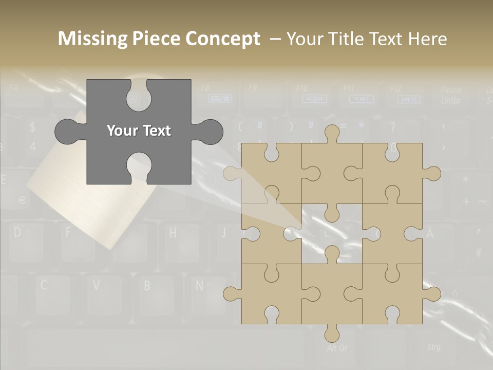 Accessibility Chain Notebook PowerPoint Template