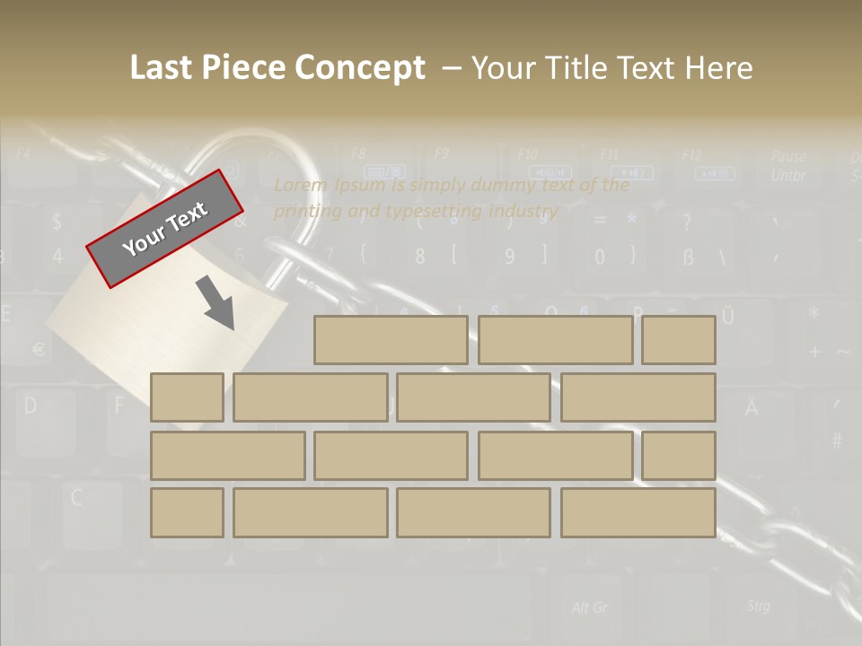 Accessibility Chain Notebook PowerPoint Template