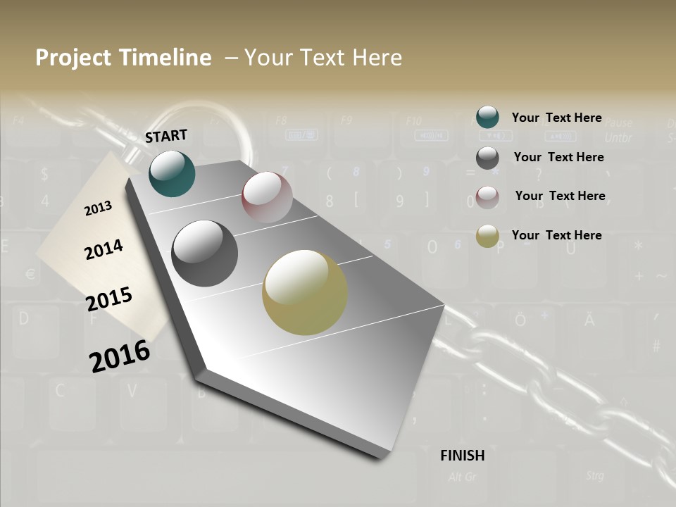 Accessibility Chain Notebook PowerPoint Template