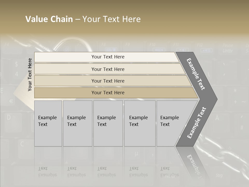 Accessibility Chain Notebook PowerPoint Template