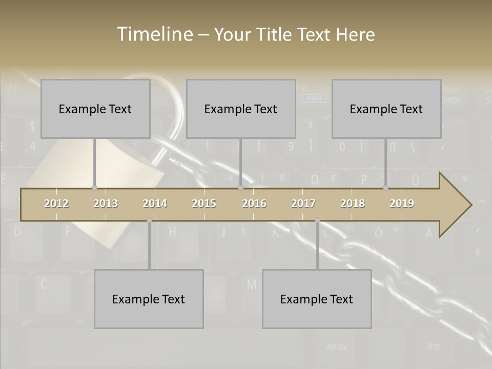 Accessibility Chain Notebook PowerPoint Template