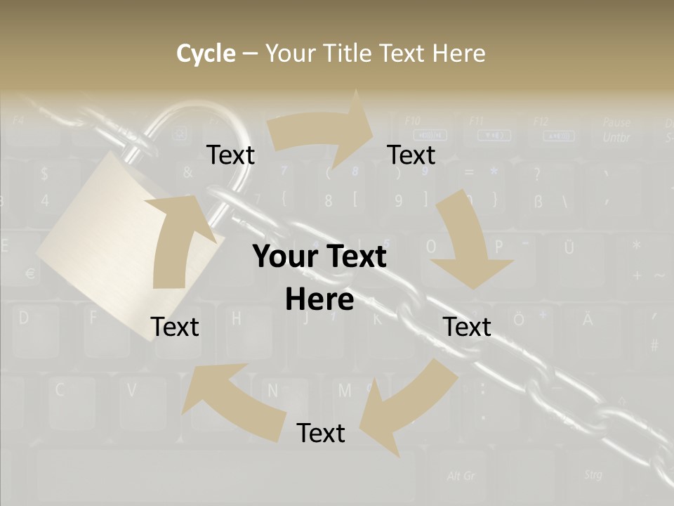 Accessibility Chain Notebook PowerPoint Template