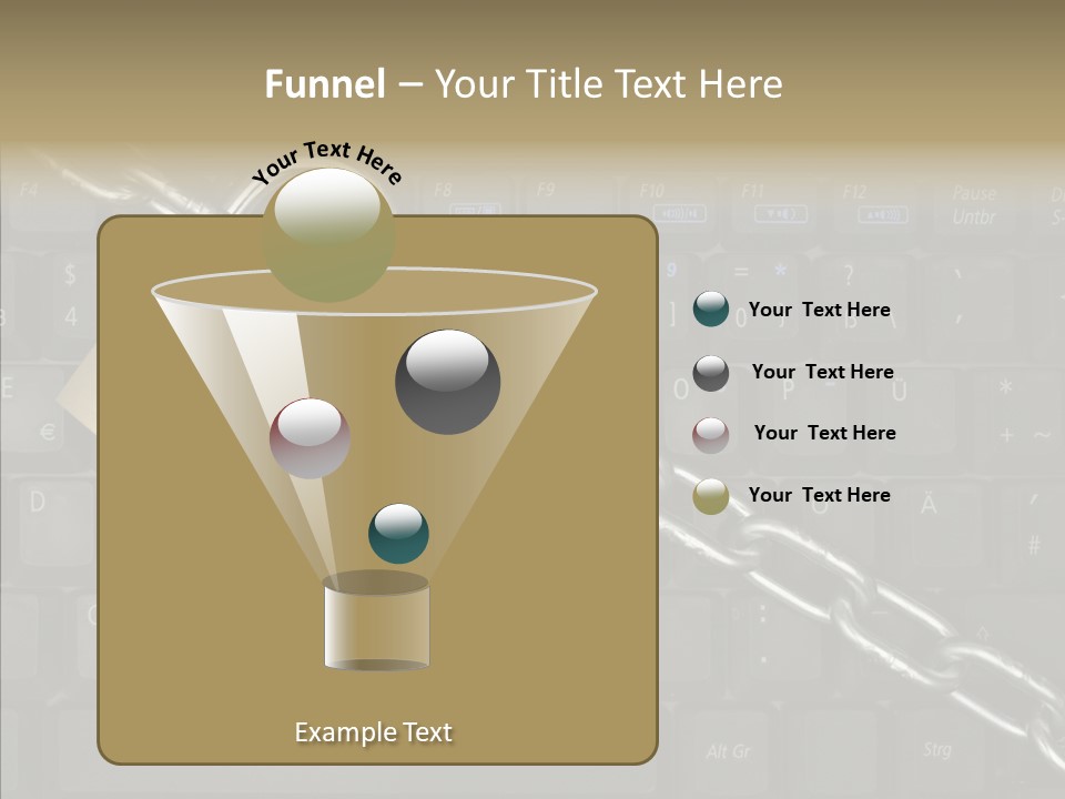 Accessibility Chain Notebook PowerPoint Template