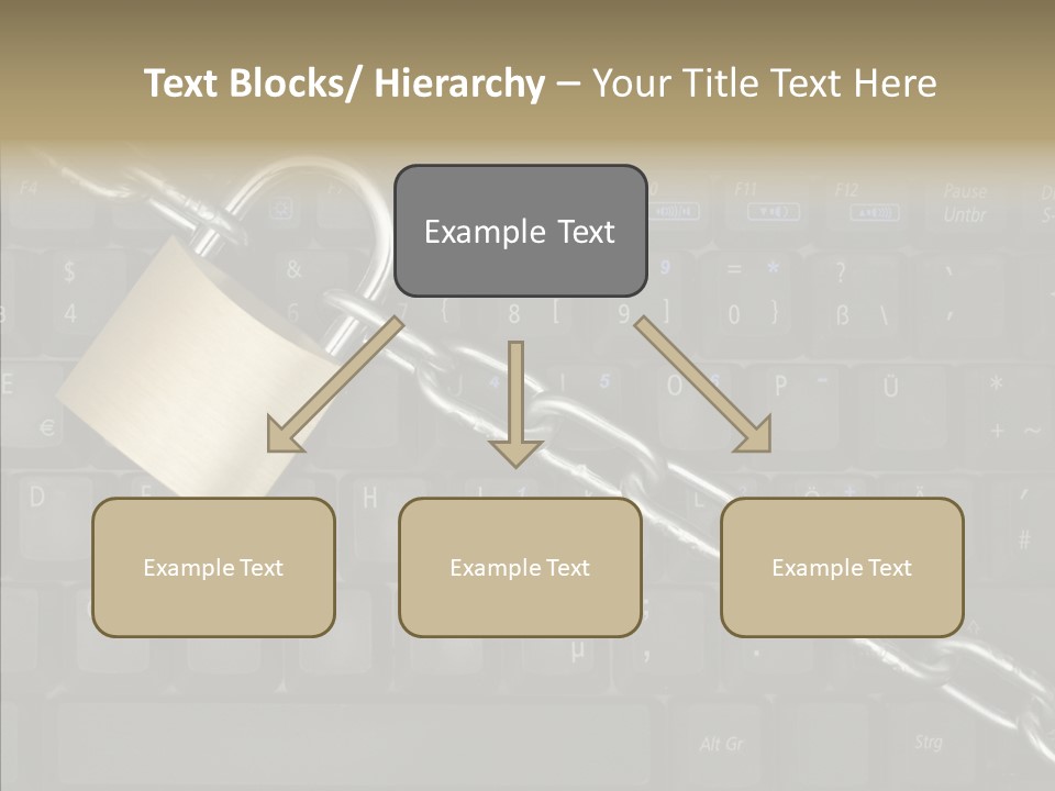 Accessibility Chain Notebook PowerPoint Template