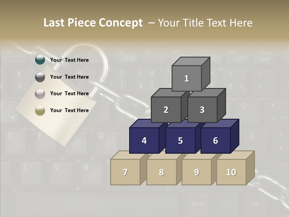 Accessibility Chain Notebook PowerPoint Template