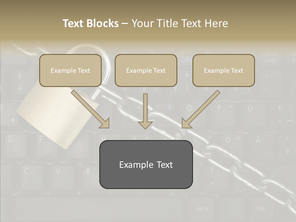 Accessibility Chain Notebook PowerPoint Template