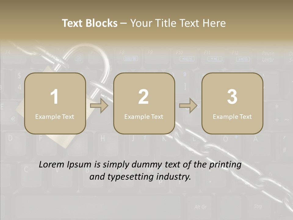 Accessibility Chain Notebook PowerPoint Template
