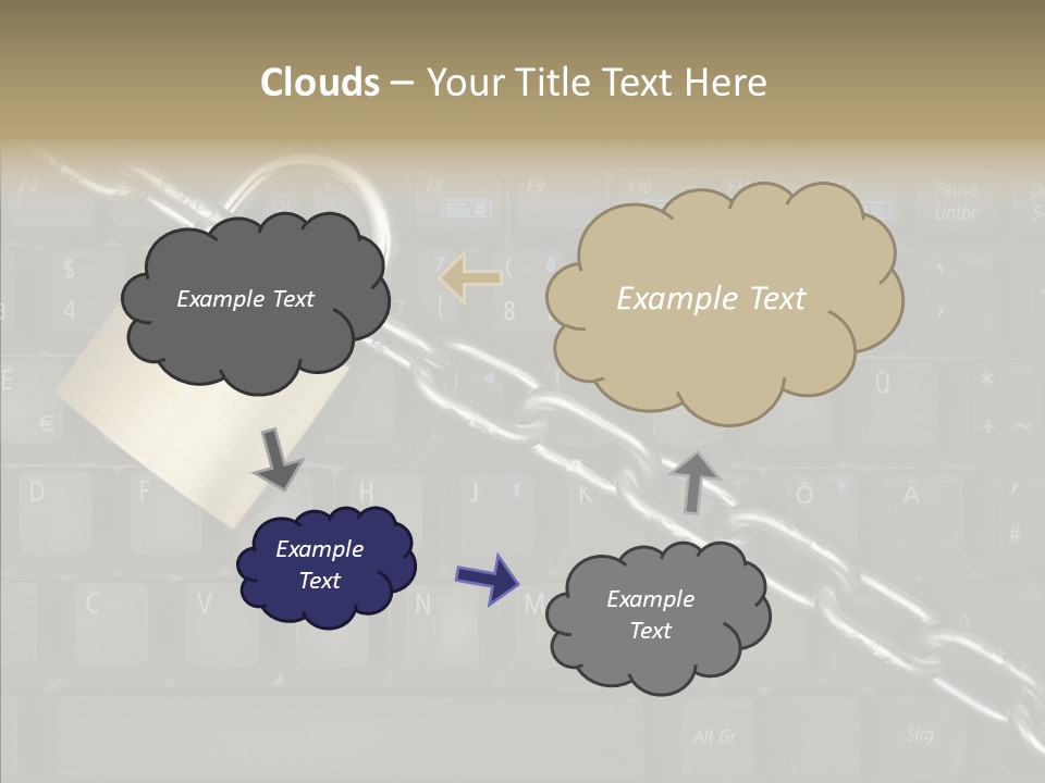 Accessibility Chain Notebook PowerPoint Template