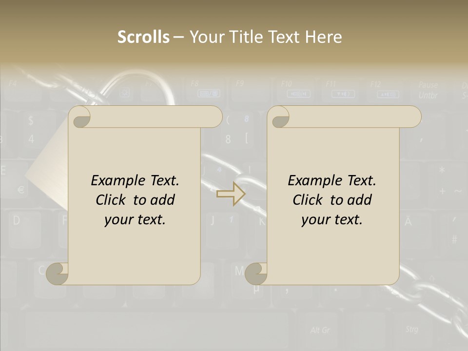 Accessibility Chain Notebook PowerPoint Template