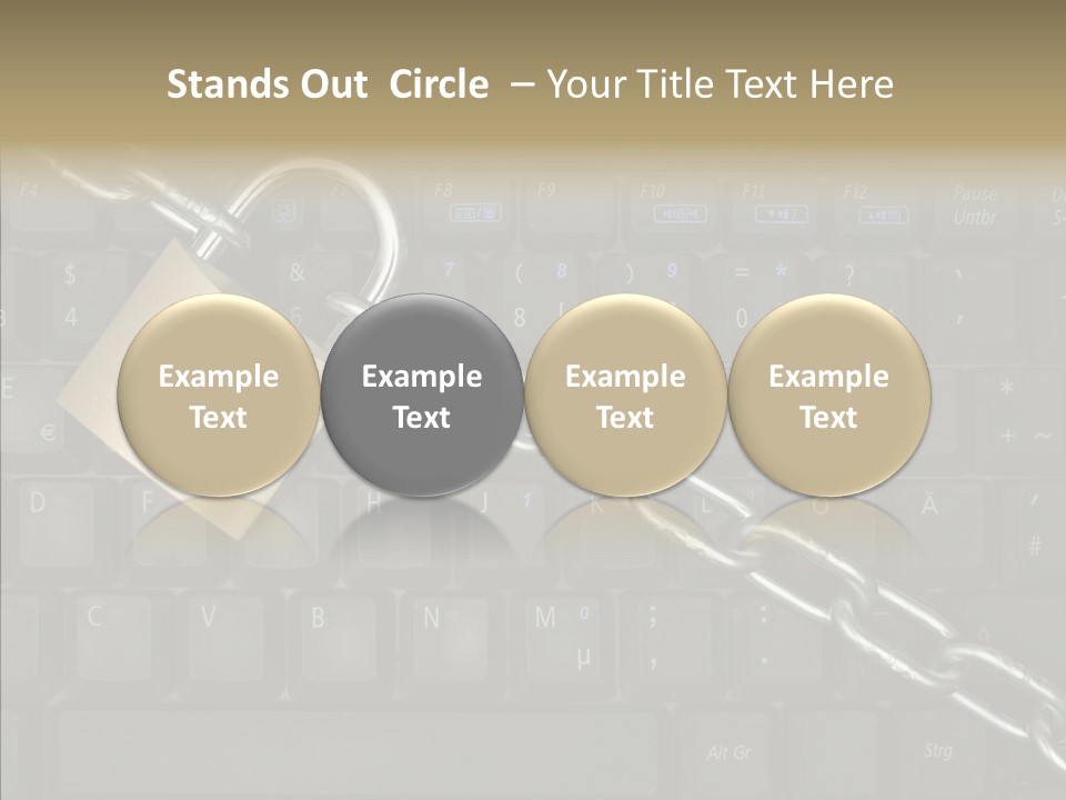 Accessibility Chain Notebook PowerPoint Template