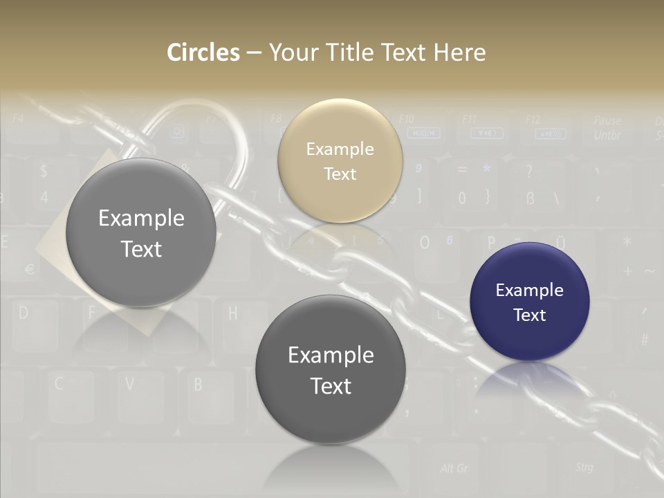 Accessibility Chain Notebook PowerPoint Template