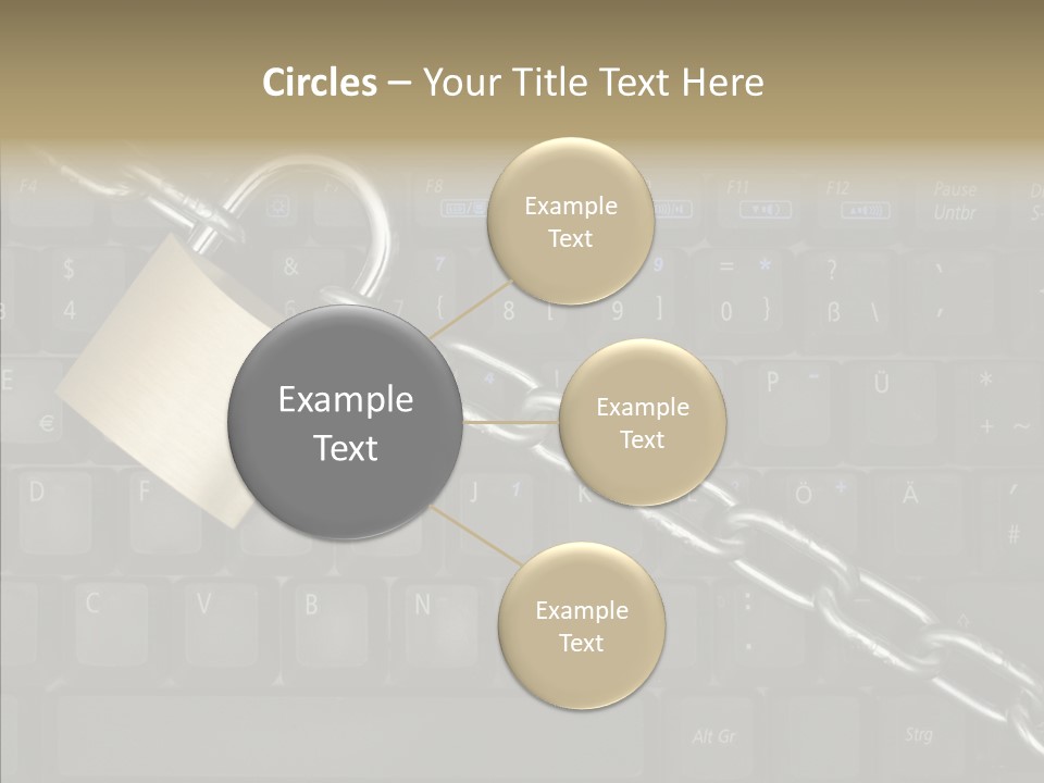 Accessibility Chain Notebook PowerPoint Template