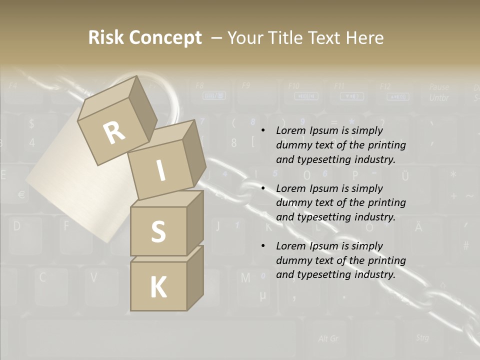 Accessibility Chain Notebook PowerPoint Template