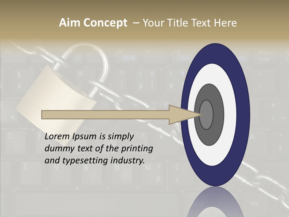 Accessibility Chain Notebook PowerPoint Template