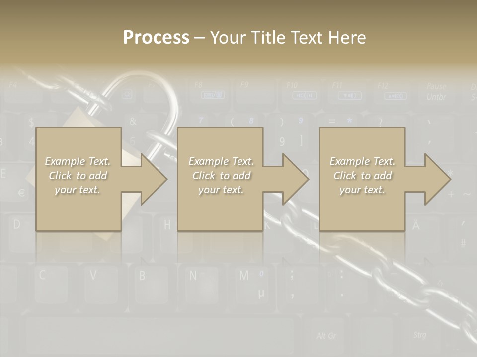 Accessibility Chain Notebook PowerPoint Template