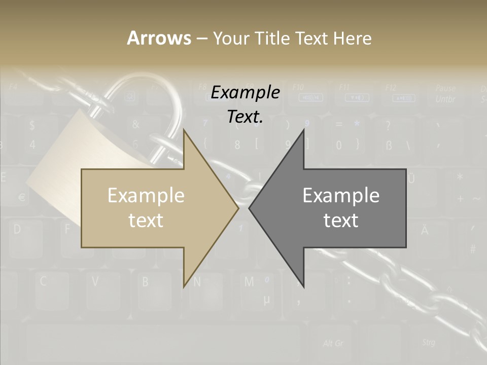 Accessibility Chain Notebook PowerPoint Template
